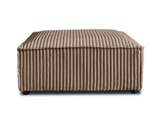 Stella - pouf - en velours côtelé grosses côtes