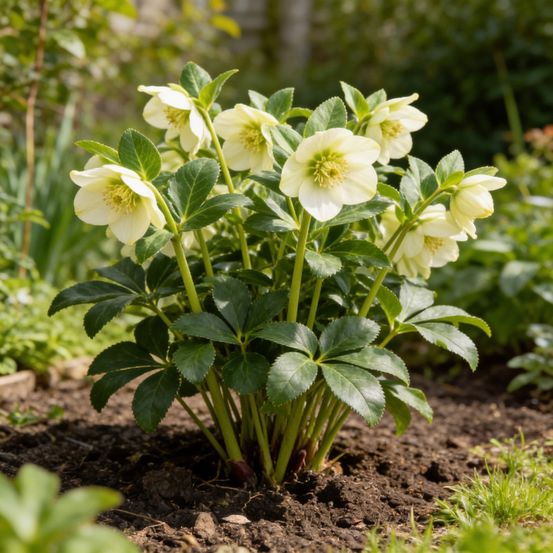 Hellébore niger 20cm godet 9cm - helleborus