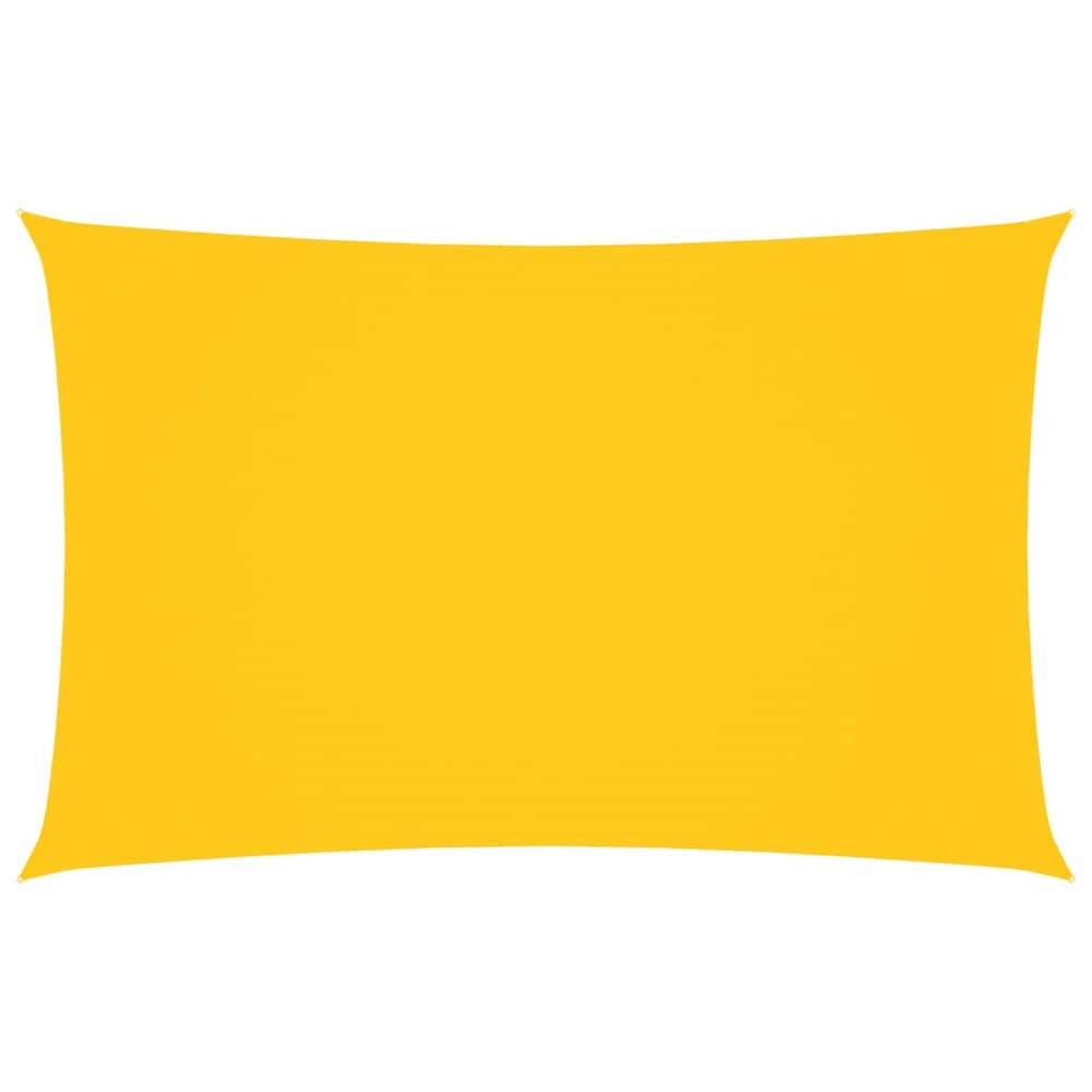 Voile de parasol tissu oxford rectangulaire 2x4,5 m jaune