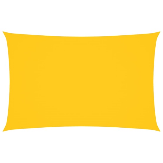 Voile de parasol tissu oxford rectangulaire 2x4,5 m jaune