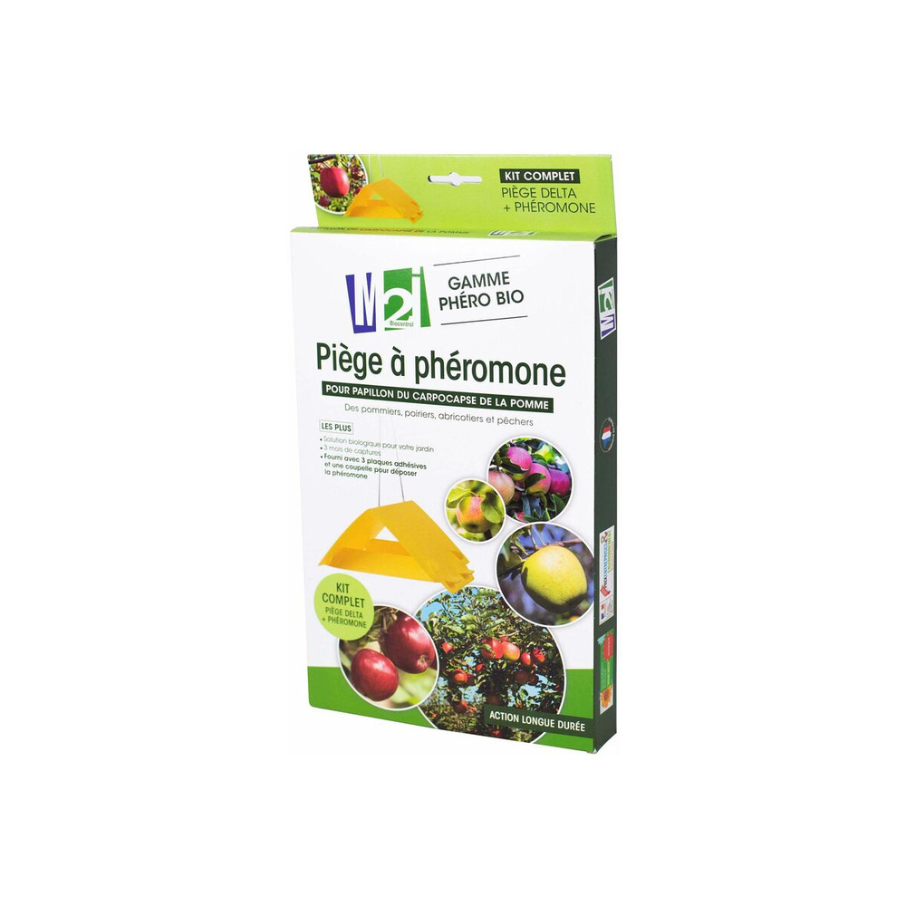 Piège à phéromones papillon du carpocapse de la pomme cydia pro caps