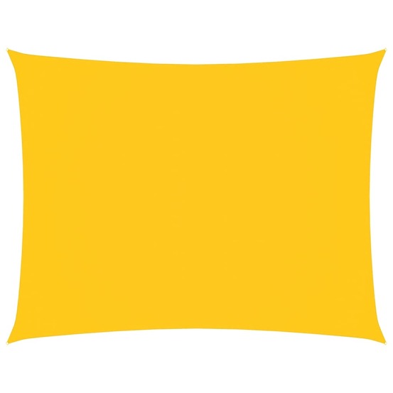 Voile de parasol tissu oxford rectangulaire 2,5x4 m jaune