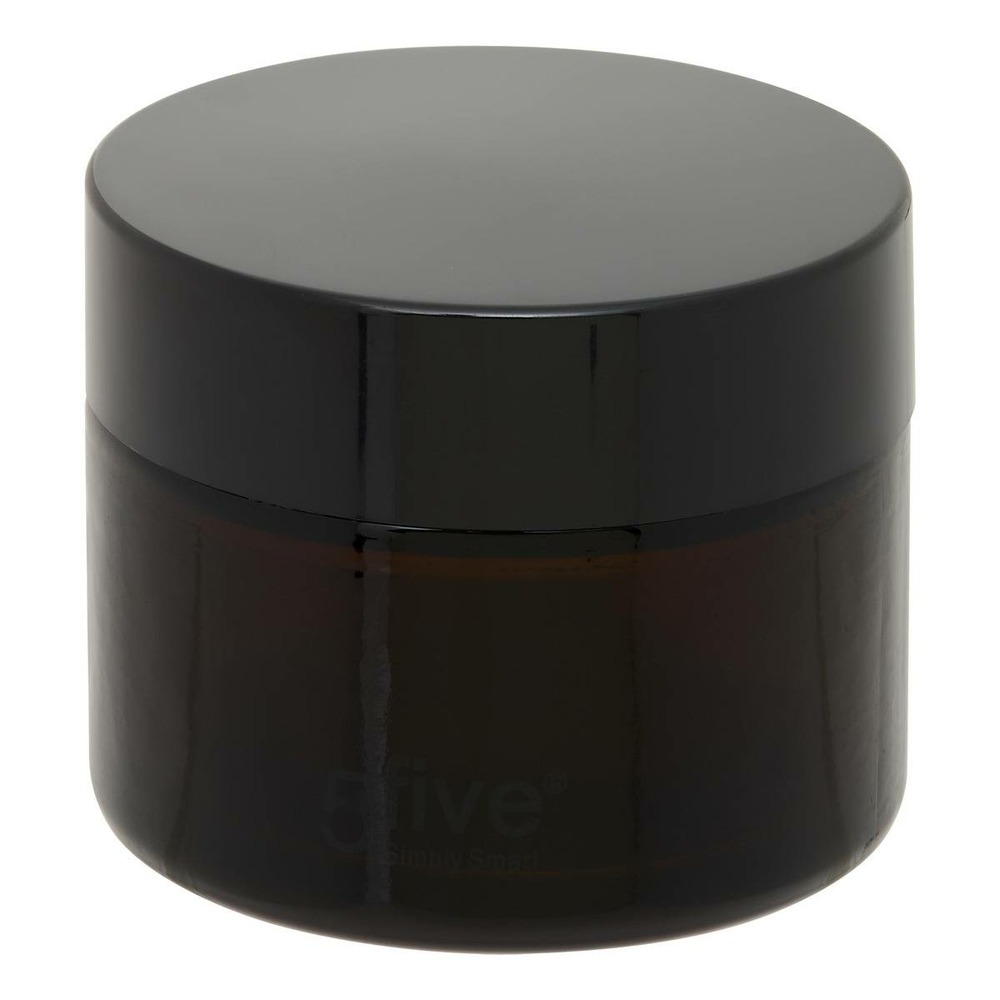 5five - pot à crème 50ml en verre marron