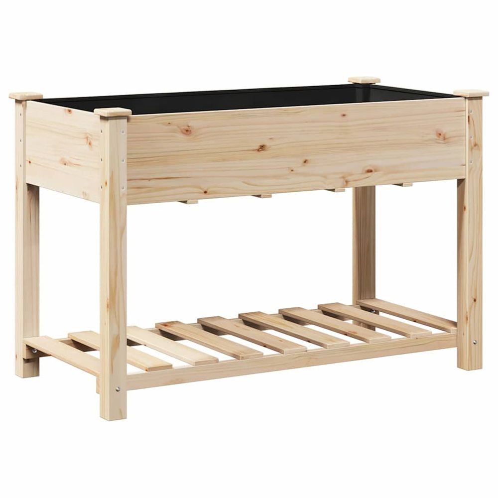 Cache-pot de jardin beige 115 x 59 x 76,5 cm