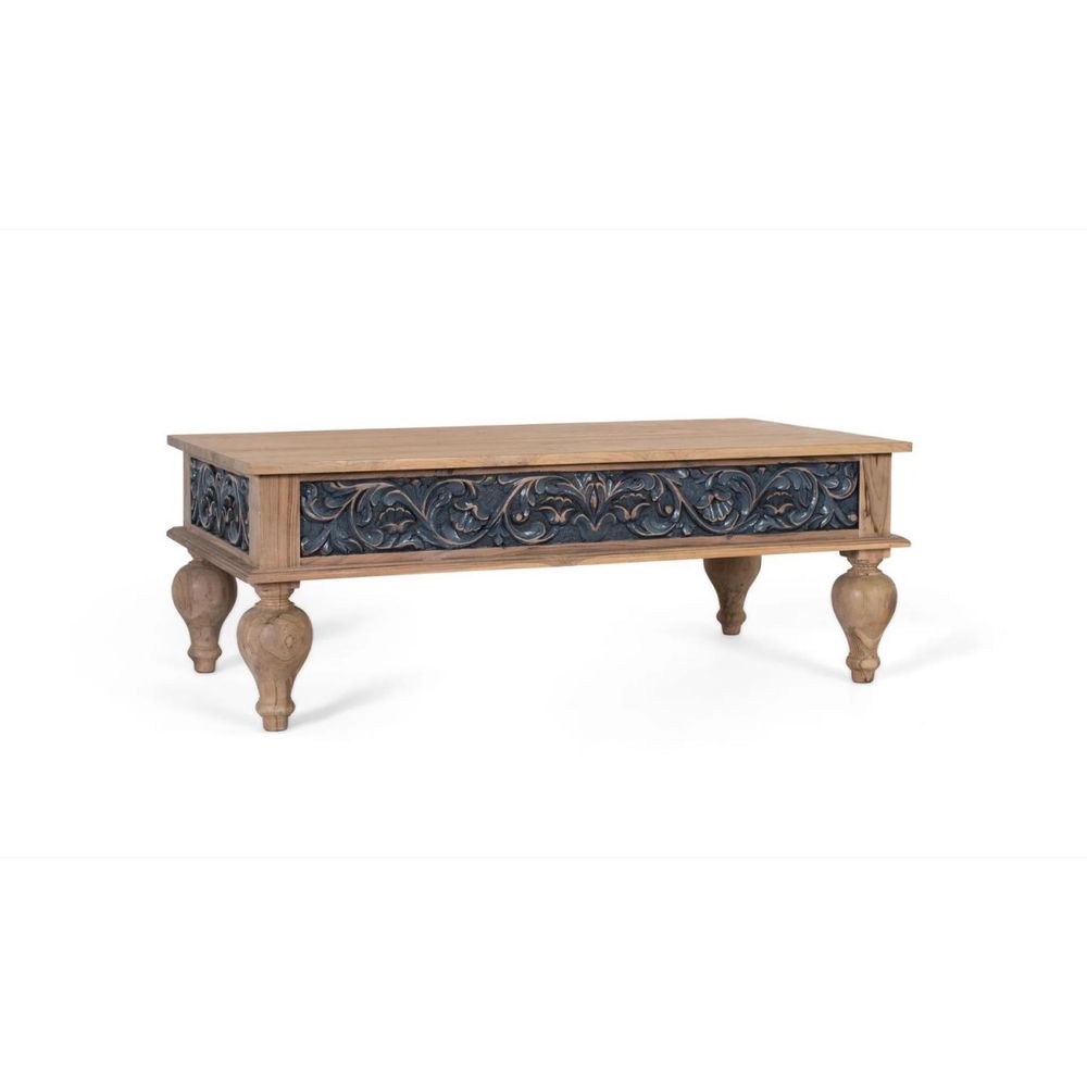 Table basse bois marron - décoration d'autrefois