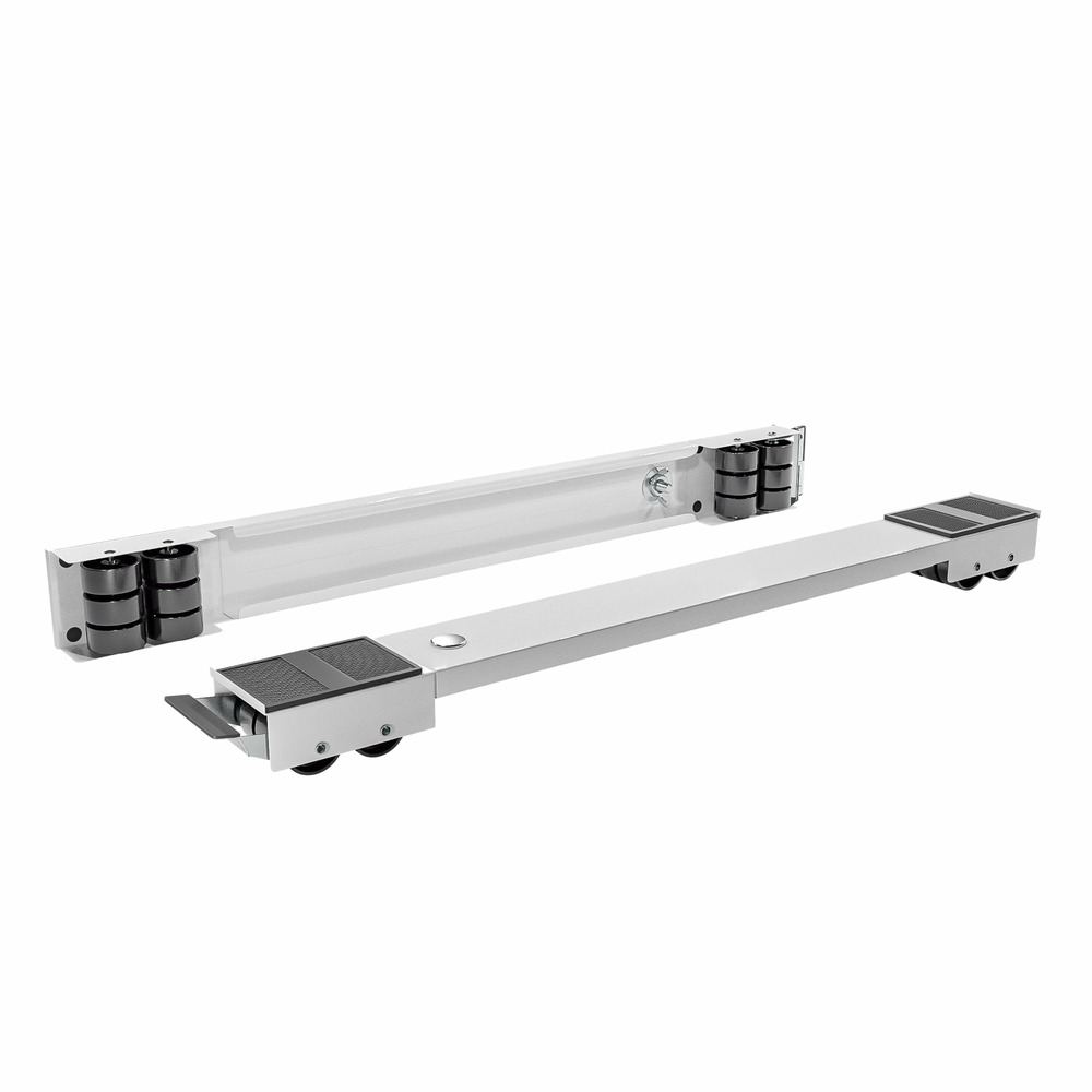 Amig - plateau roulant extensible 2700 - 44/70 cm - acier - blanc