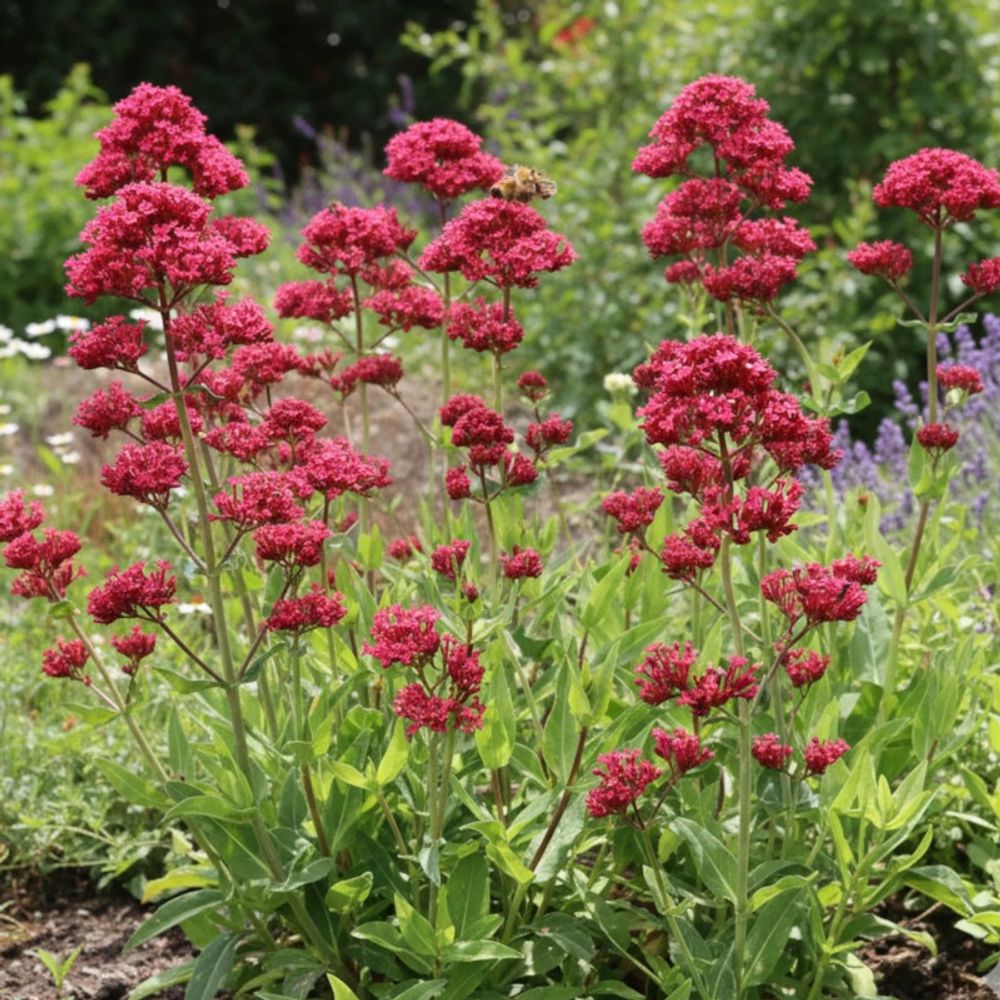 Valériane des jardins rouge lot de 5 godets