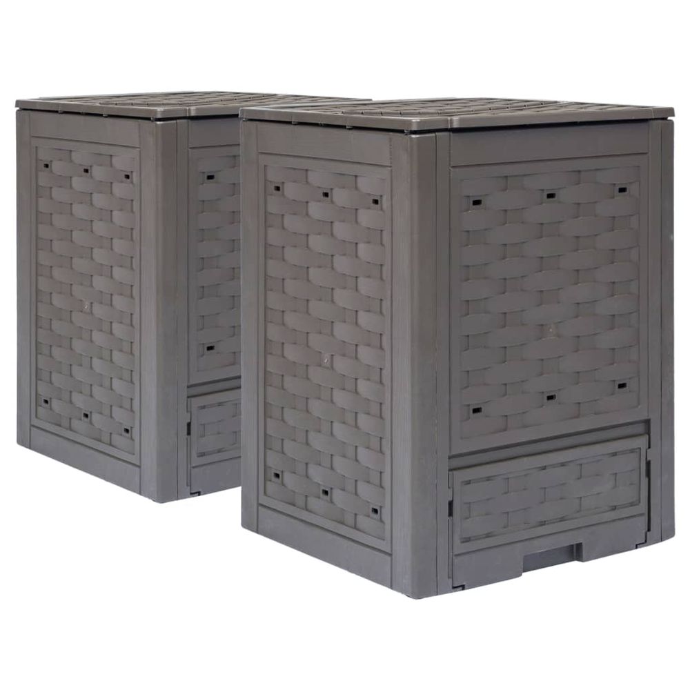 COMPOSTEURS DE JARDIN 2 PCS MA-(862801)