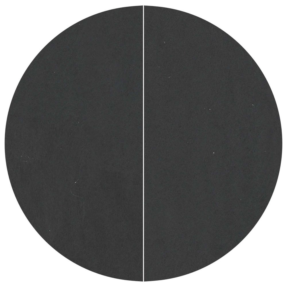 Tapis de piscine ø 244 cm (2 mm) rond tissu non tissé noir