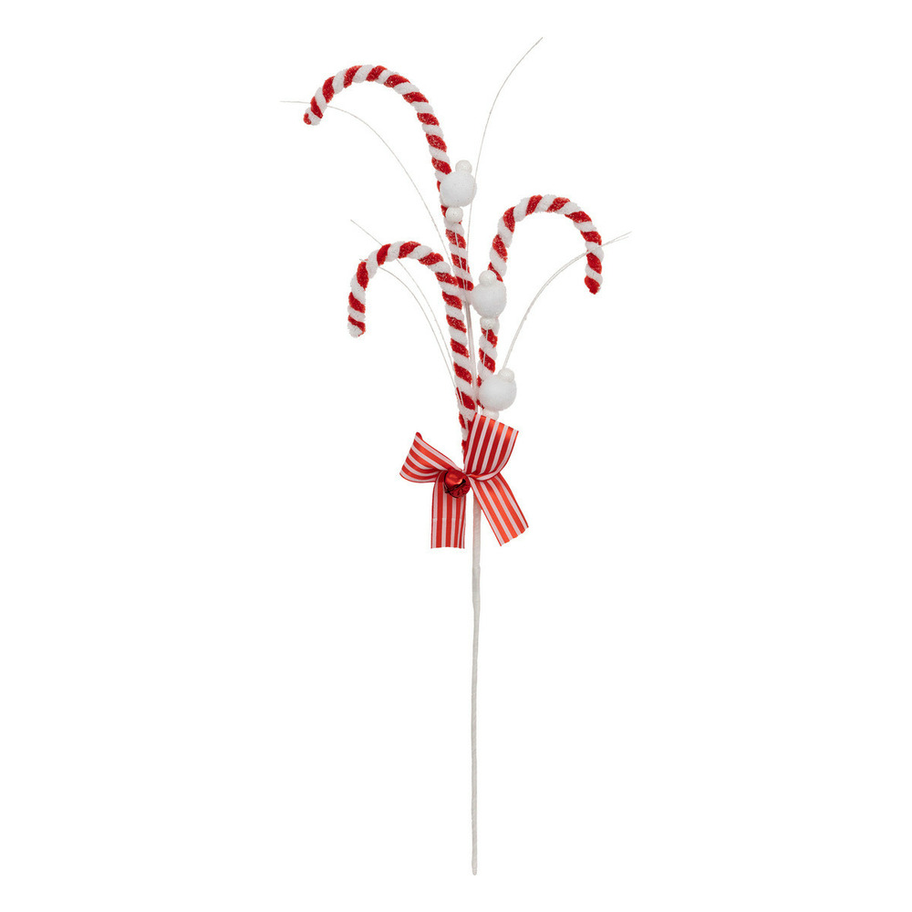 Branche décorative spéciale fêtes 3 sucres d'orge h 74 cm