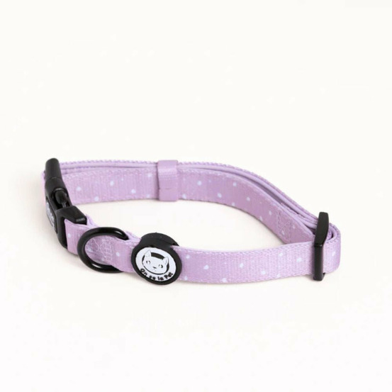 Collier confort pour chien rembourré et résistant - lilas - taille xl