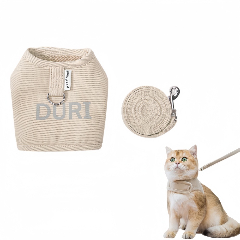 Laisse et harnais pour chat-l