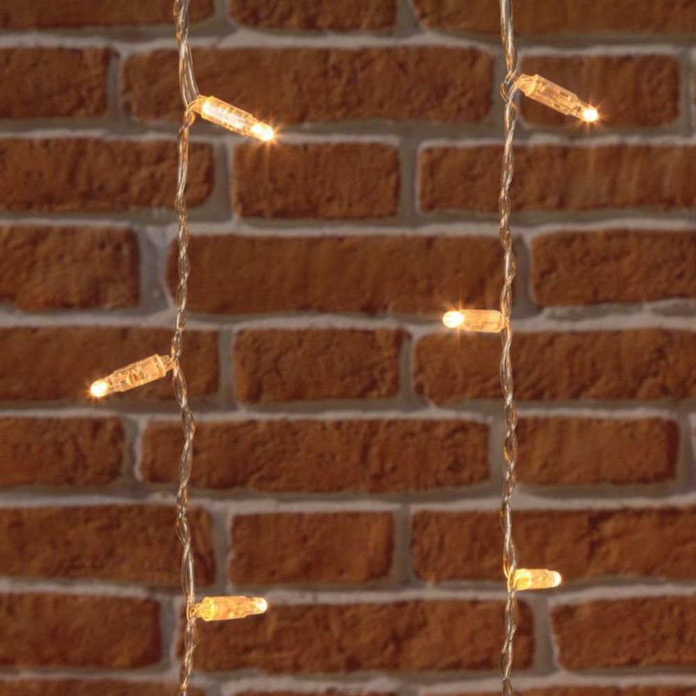 Rideau lumineux h4m xtep multiflash 168 maxiled blanc chaud lotti