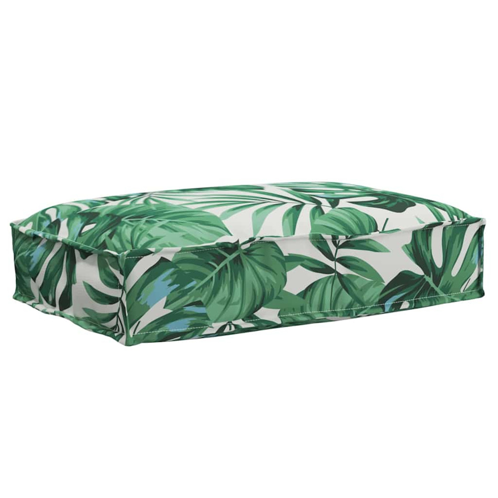 Coussin feuille motif feuille 60 x 40 x 8 cm tissu oxford