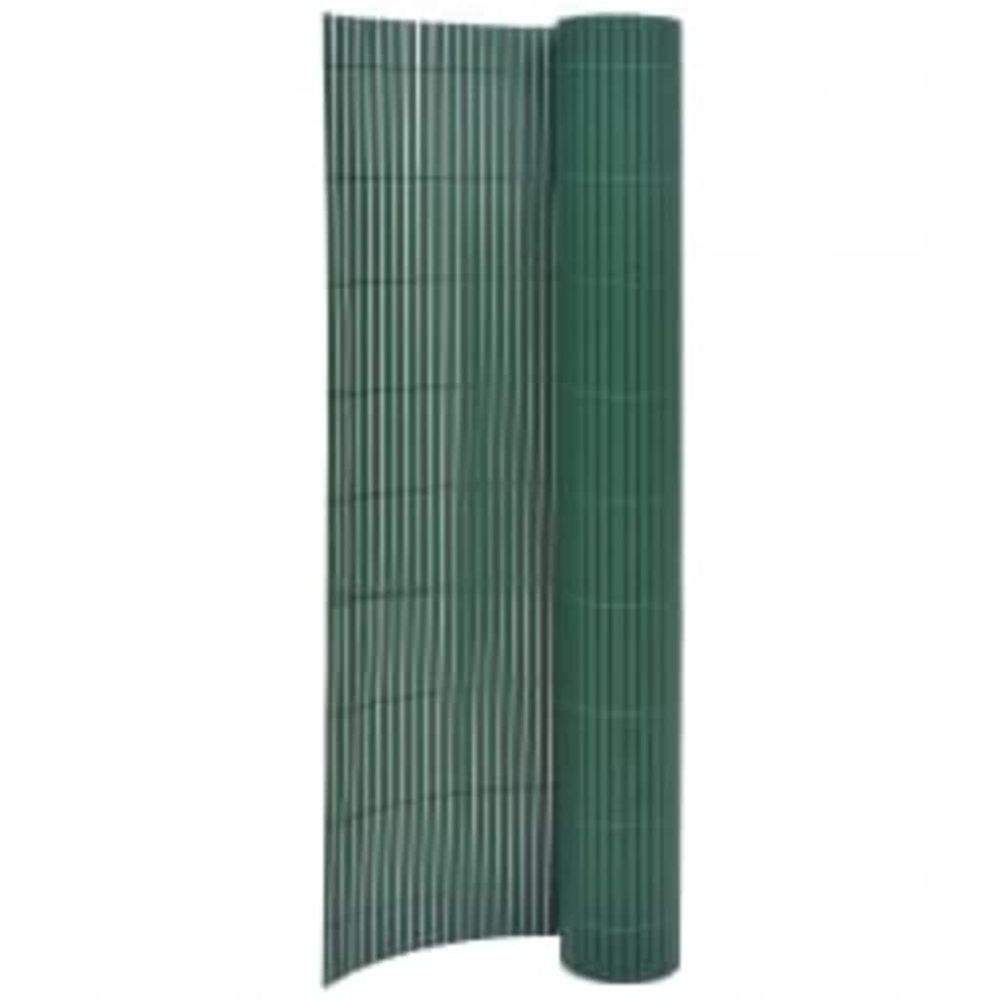Clôture de jardin double face 110x300 cm vert
