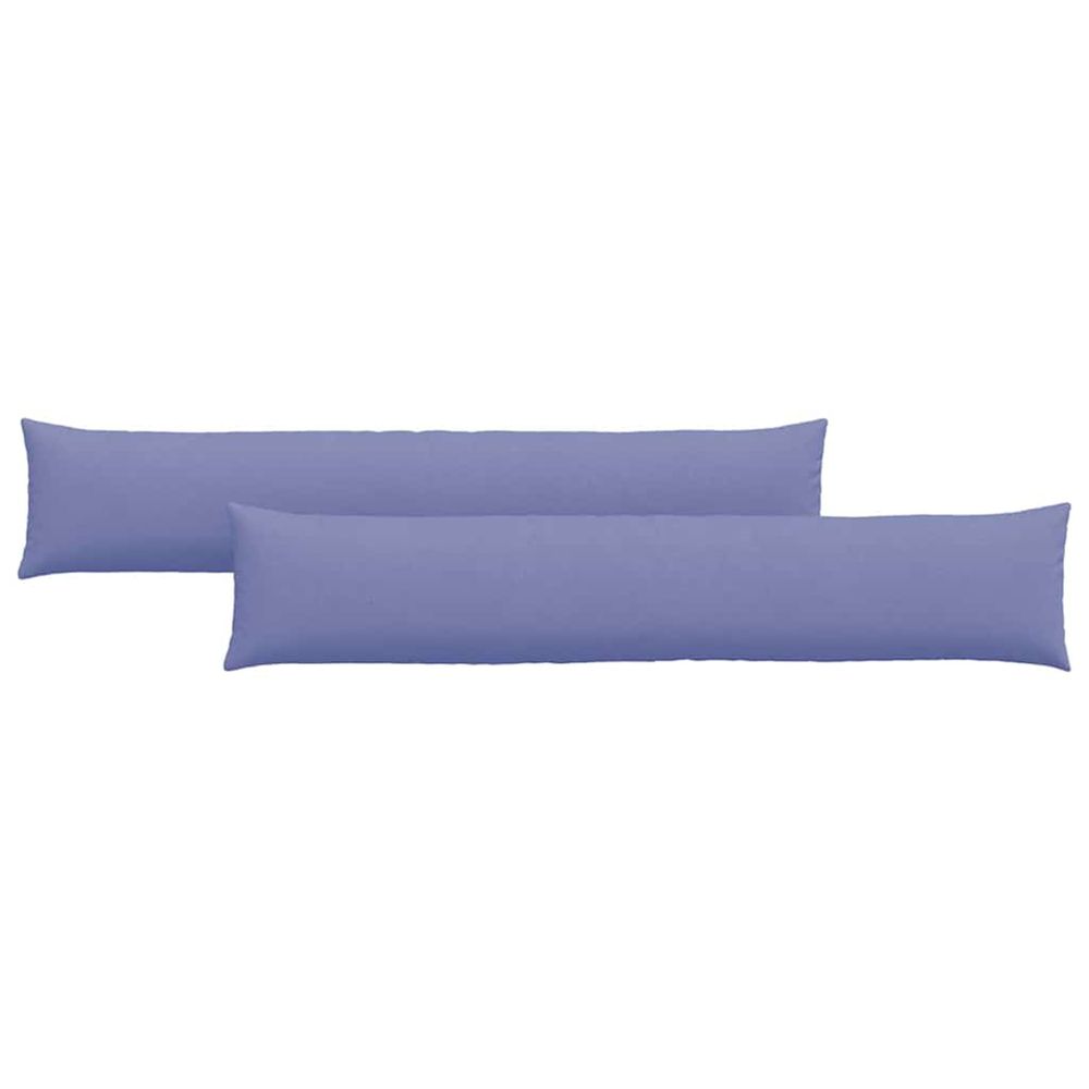 Coussins de canapé 2 pc tissu bleu denim 200 x 40 cm