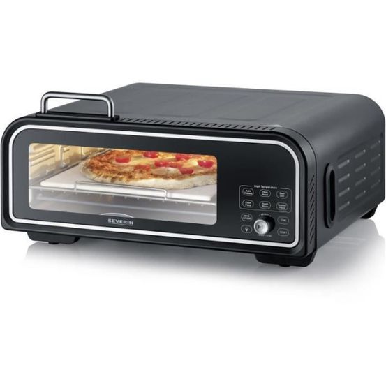 Four a pizza four a pizza severin - pg8575 - pierre a pizza diametre 29cm - capacité 18l - 2000w