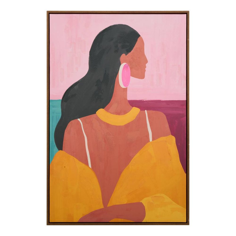 Toile peinte martha 60x90cm