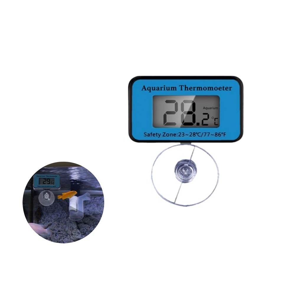 Thermomètre numérique aquarium - lecture facile lcd