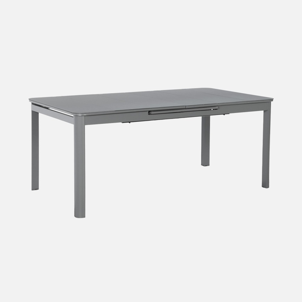 Table de jardin extensible aluminium 8 places - soria
