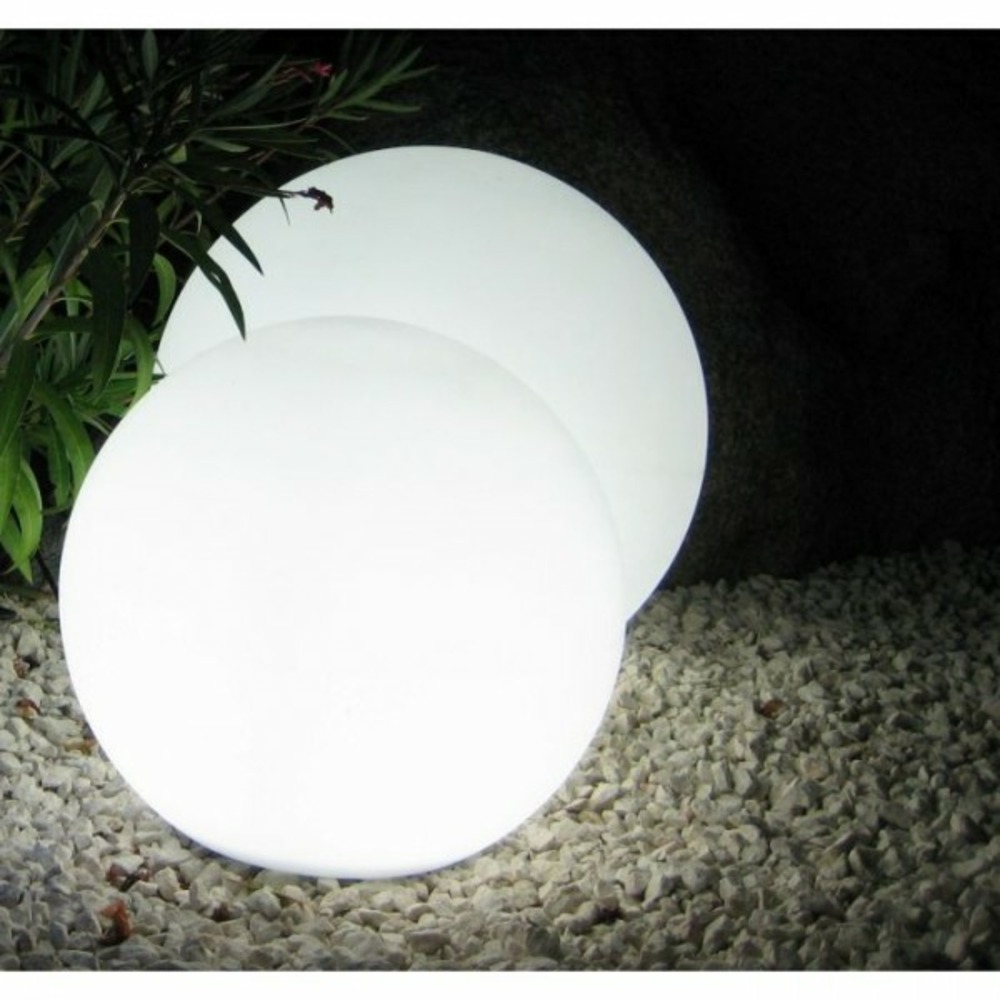 - boule lumineuse filaire pour extérieur led - blanc bobby - 40cm culot e27