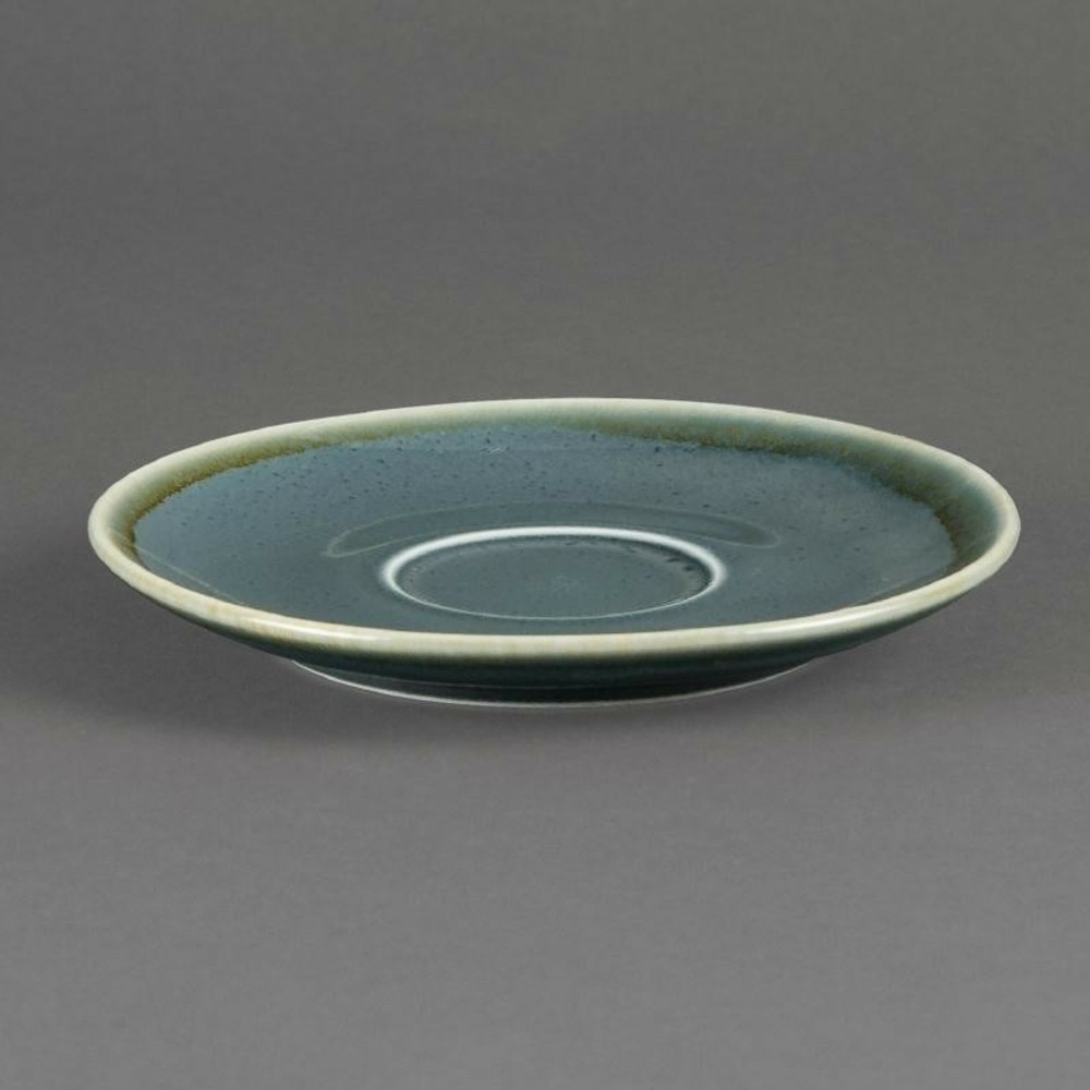 Soucoupe couleur océan pour gp348 160 mm - lot de 6 - olympia kiln