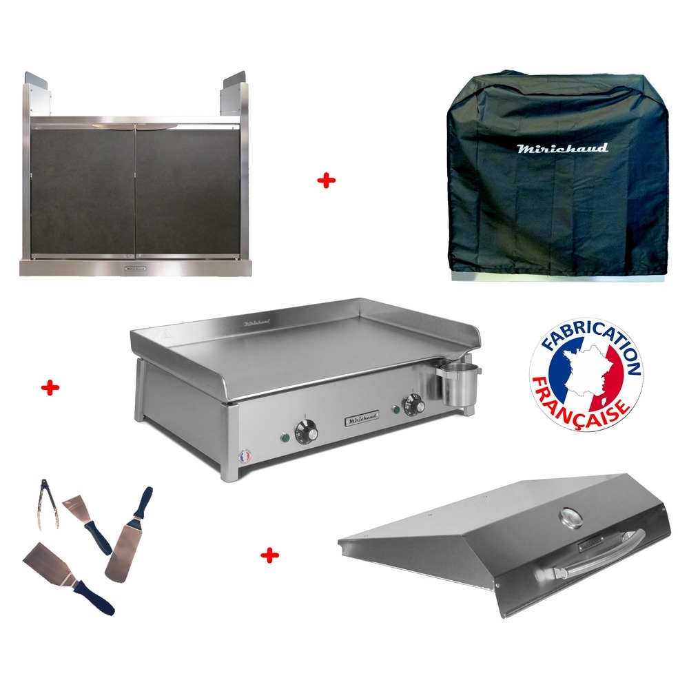 Pack plancha électrique anthea e650 + meuble complet -