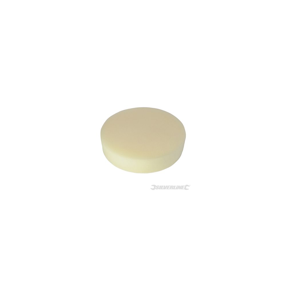 Silverline - éponge de polissage auto-agrippante - 125 x 38 mm