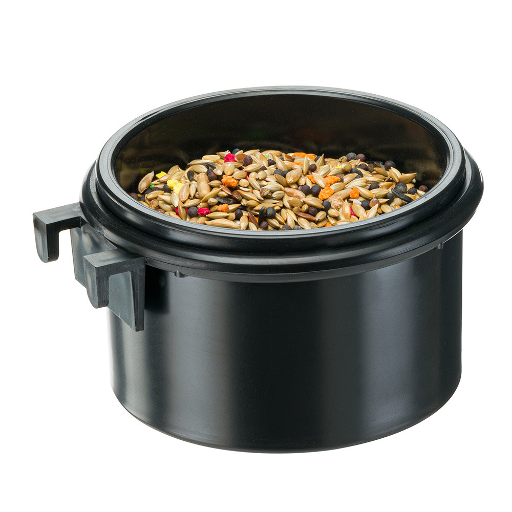 Mangeoire pour canaris oiseaux domestiquescrema 2, bol pour oiseaux exotiques, plastique, couleurs mixtes