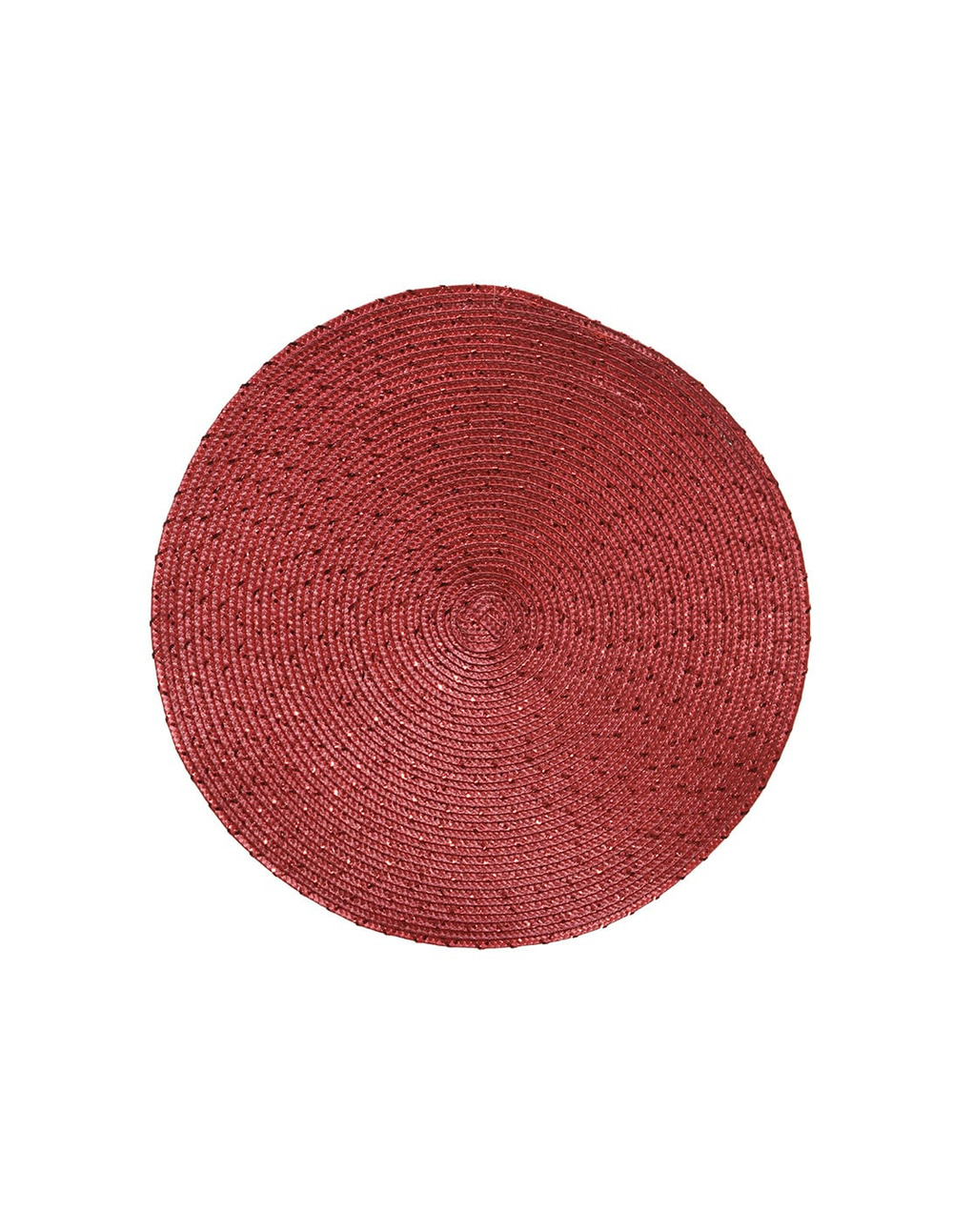 4 nappe ronde rouge, ø38x0,2cm. Basics