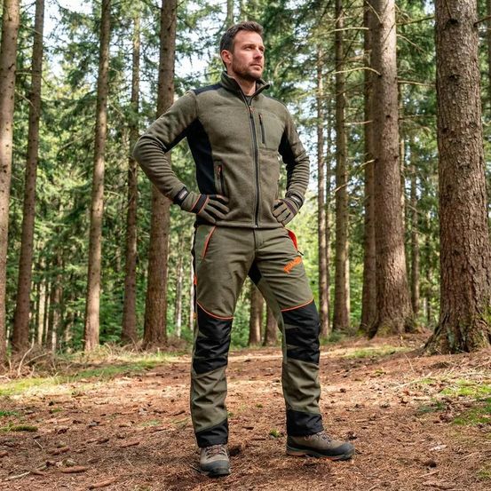 Pantalon anti-ronces francital iraty cordura® stretch avec guêtres