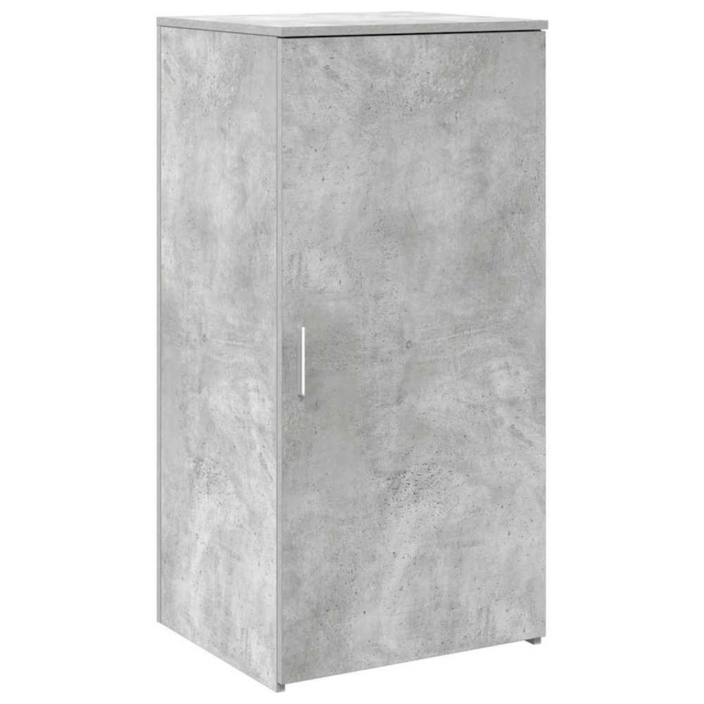 Armoire de rangement gris béton 50x45x103,5cm bois d'ingénierie