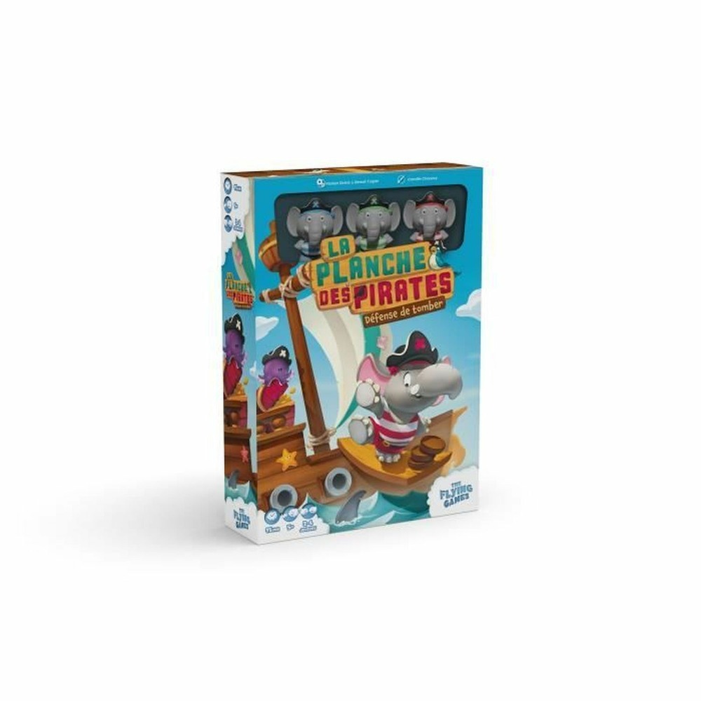 Jeu de société - noir- la planche des pirates - jeu d'ambiance - mixte - bleu