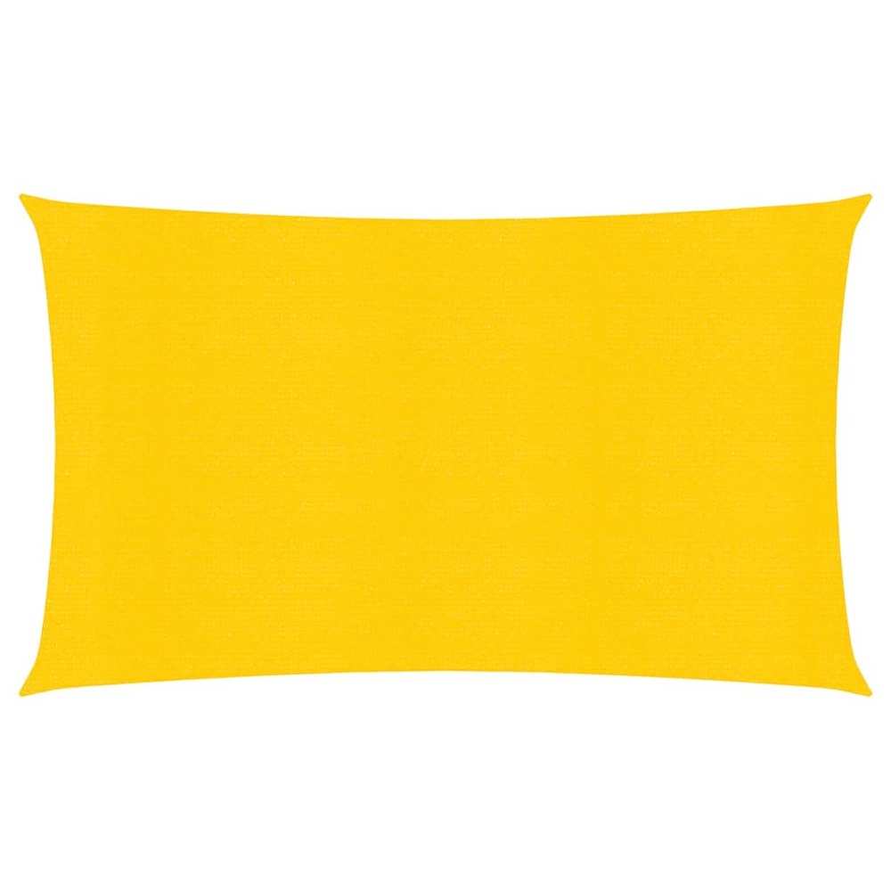Voile d'ombrage 160 g/m² 2 x 5 m pehd jaune