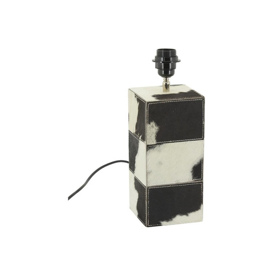 Pied de lampe en peau de vache