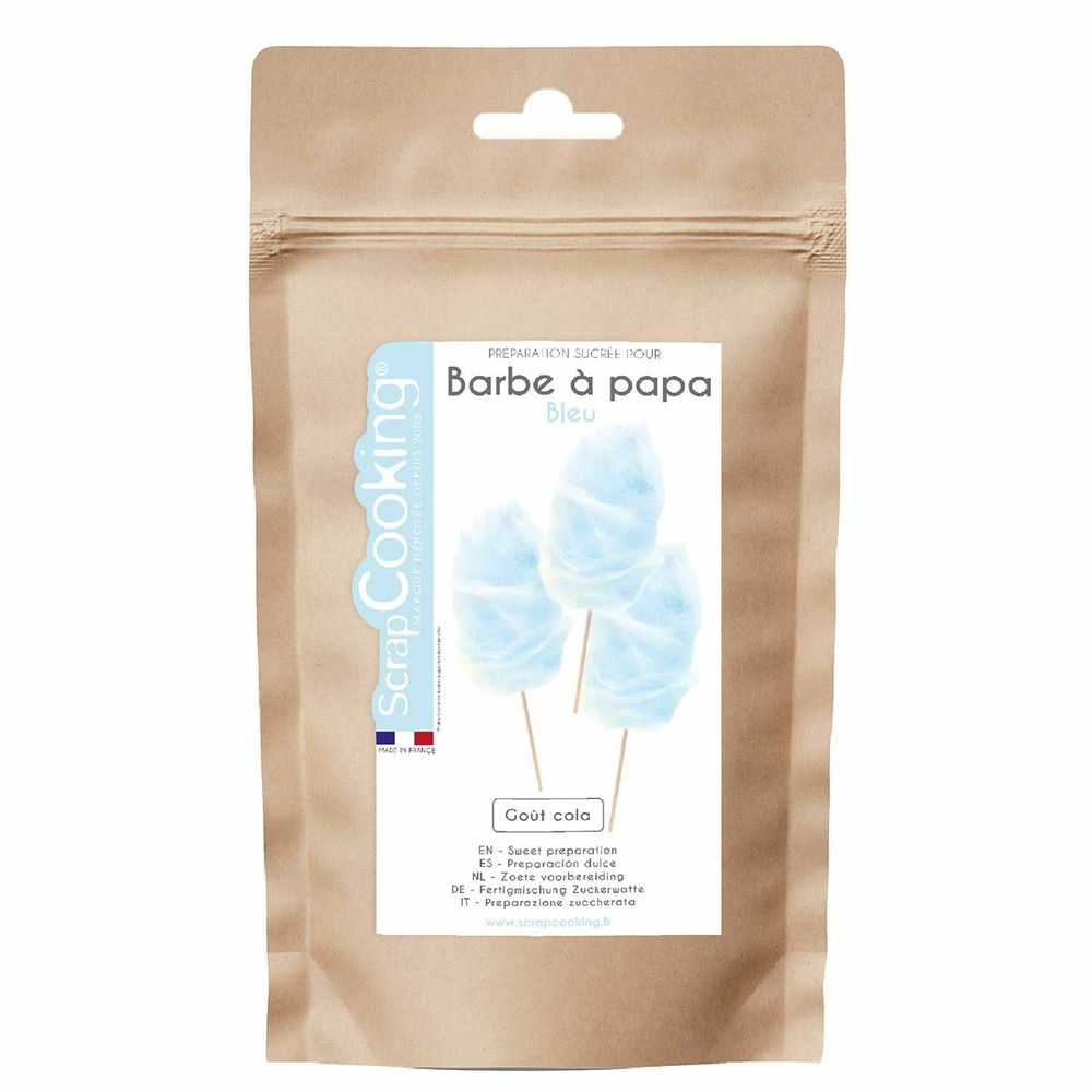 Préparation pour barbe à papa bleue 400 g