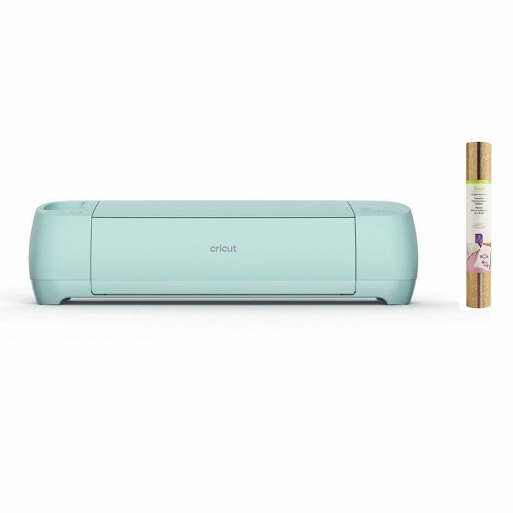 Machine de découpe cricut explore 3 + 3 flex thermocollants argenté, doré, rouge pailleté 30,5 x 30,5 cm