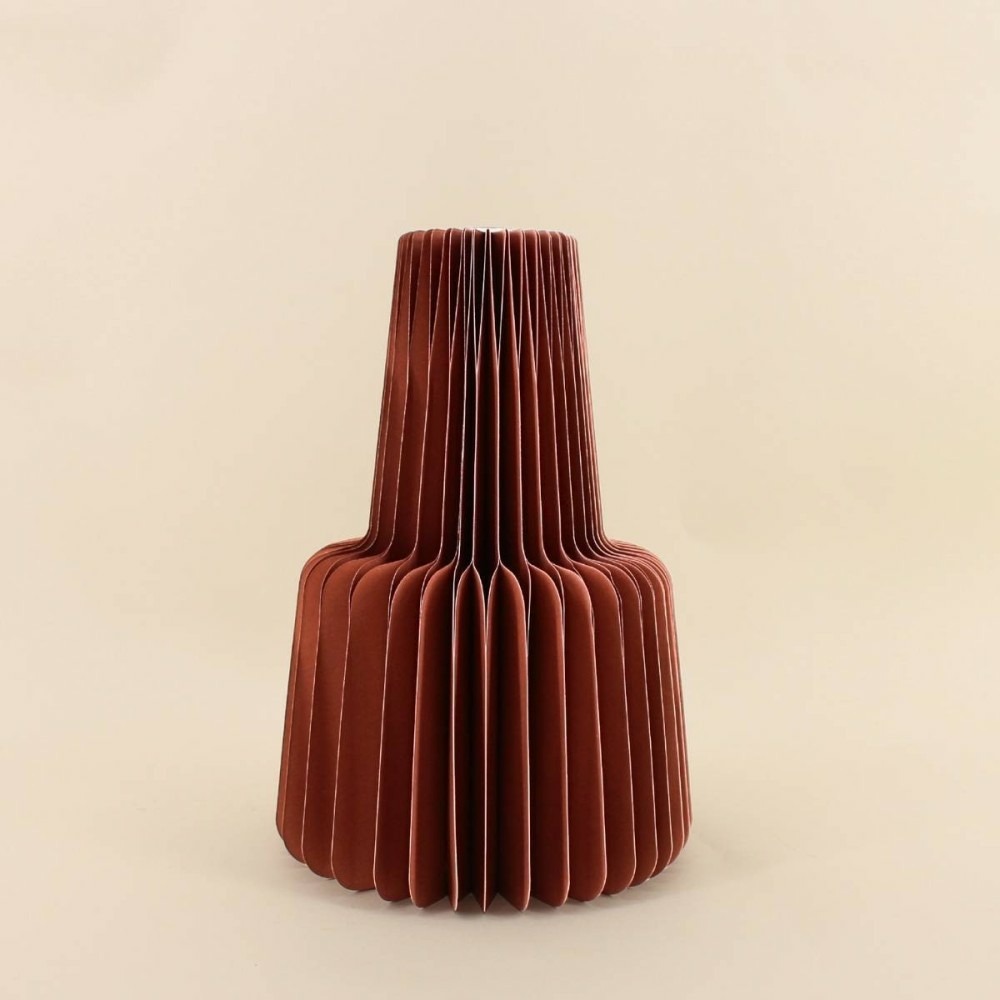 Vase pliable en papier h28xd20cm