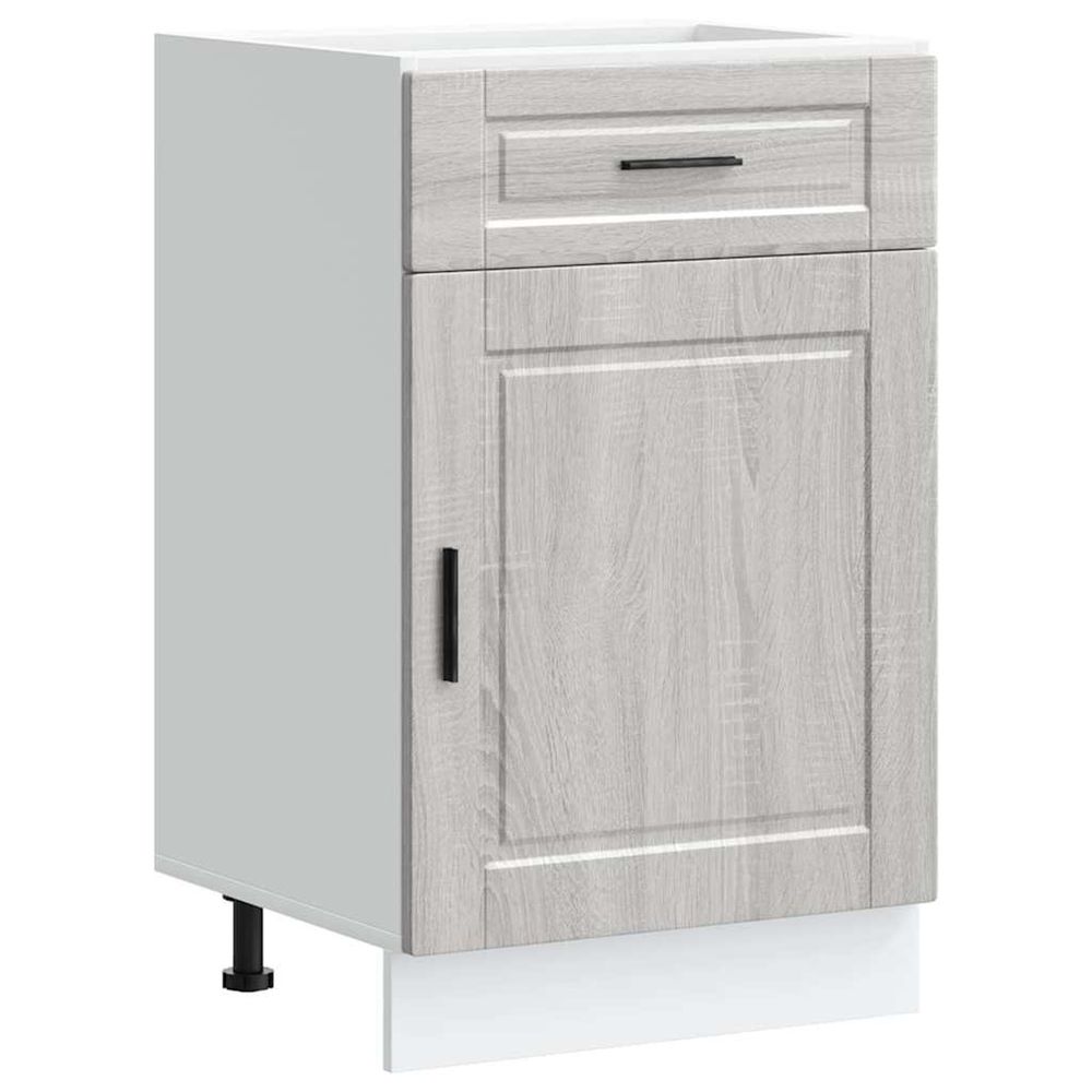 Armoire de cuisine porto sonoma gris bois d'ingénierie