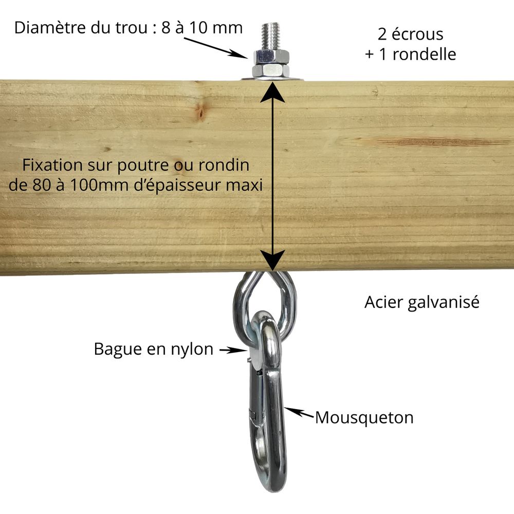 Grappin Pliable Molbory 4 Griffes - Corde 20m Pour Bateaux Et Nettoyage