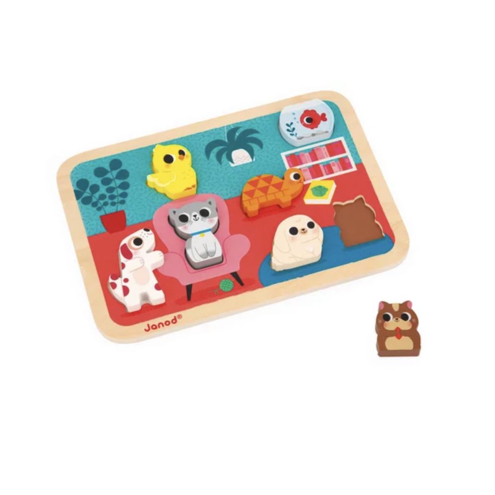 Chunky puzzle les animaux familiers