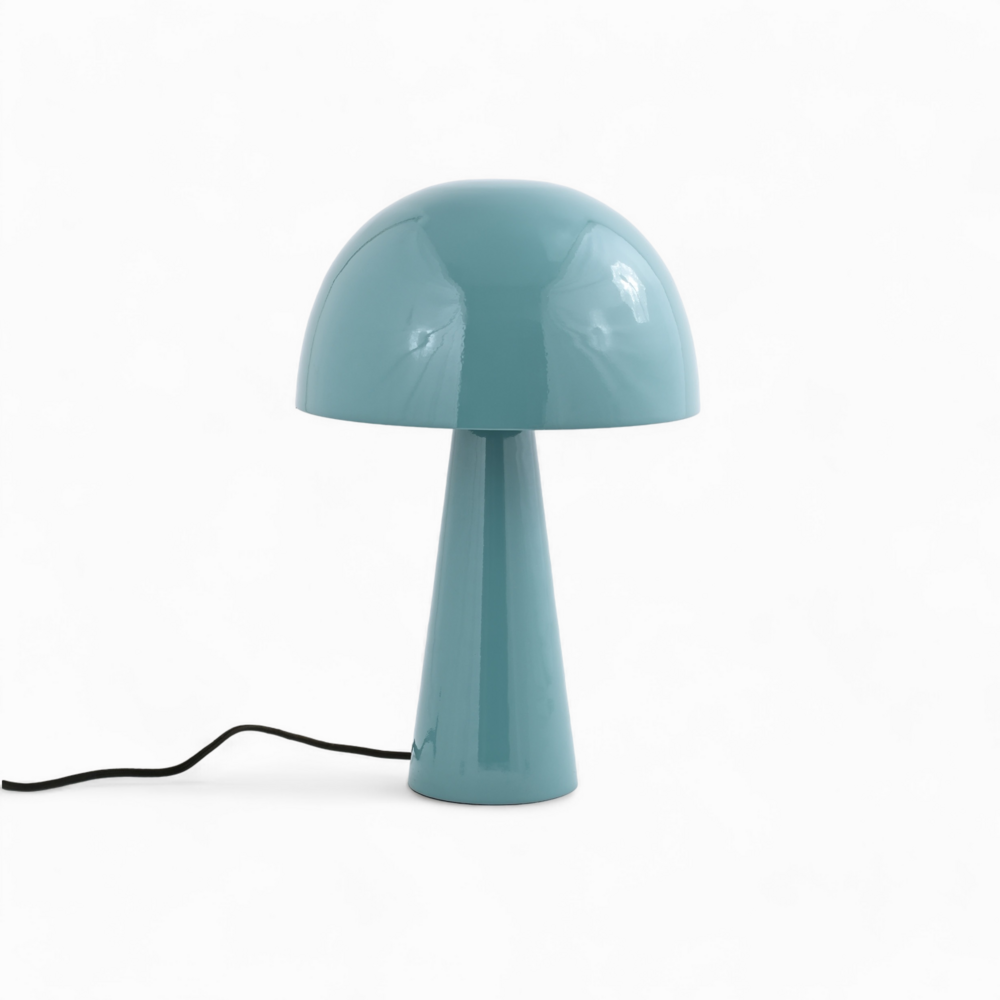 Livia-lampe à poser en métal bleu clair
