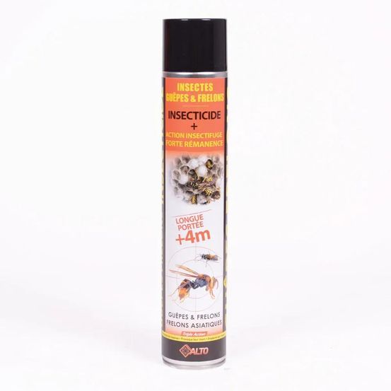 Insecticide longue portée guêpes et frelons (dont asiatiques)