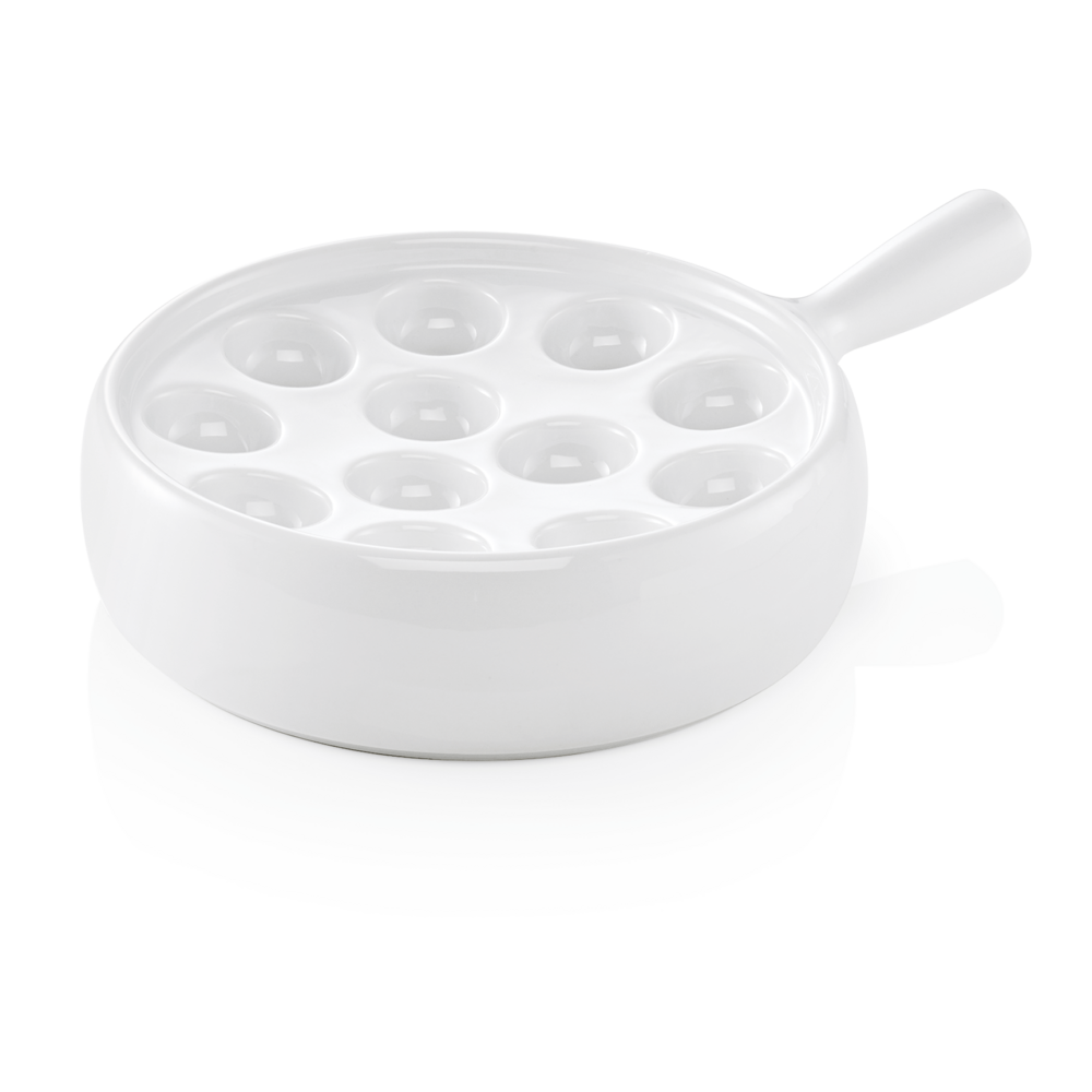 Poêle à escargots en porcelaine ø 200 mm - 12 trous - was germany