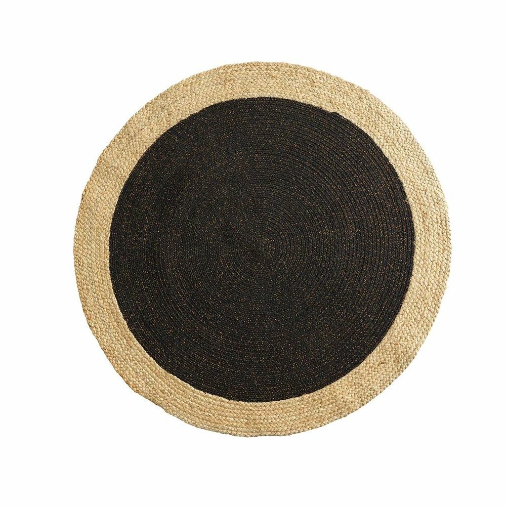 Douceur d'intérieur - tapis mario - tapis rond fils métallisés bicolore