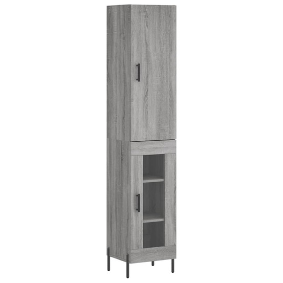 Buffet bahut commode armoire meuble de rangement organisateur cuisine salle de séjour salon haut sonoma 34,5 x 34 x 180 cm bo