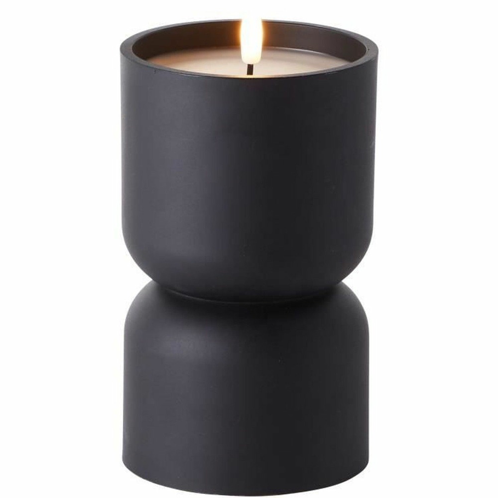 Lampe de table d'extérieur lovere - forme bougie 3 w - noir
