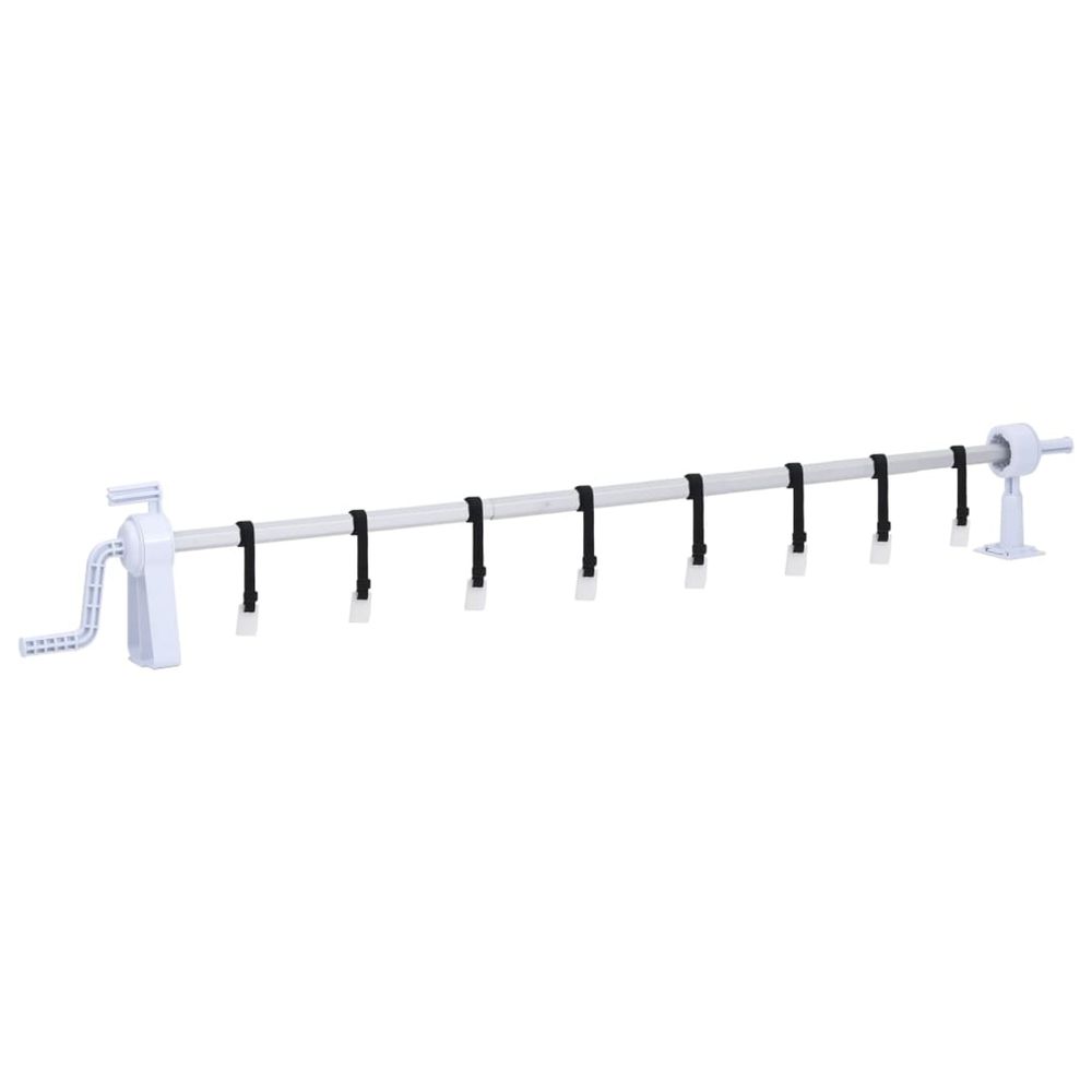 Rouleau de couverture de piscine avec base en plastique