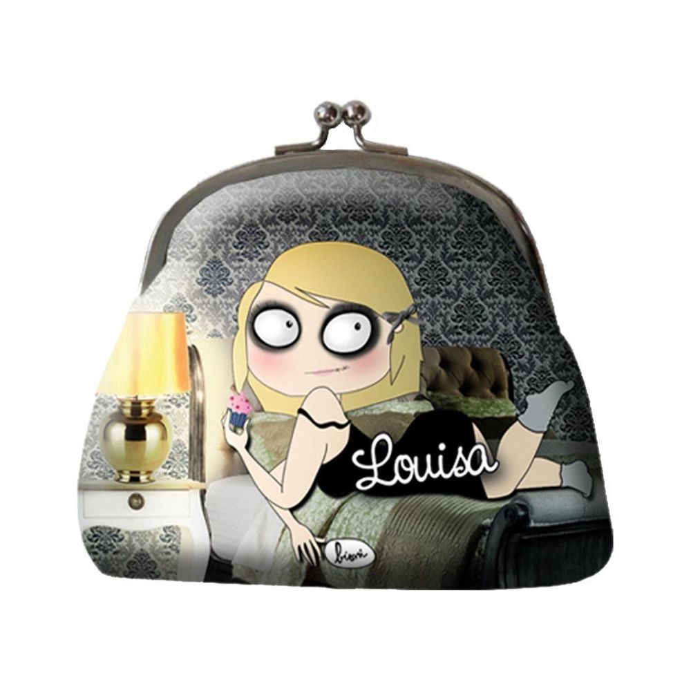 Porte-monnaie clip louisa