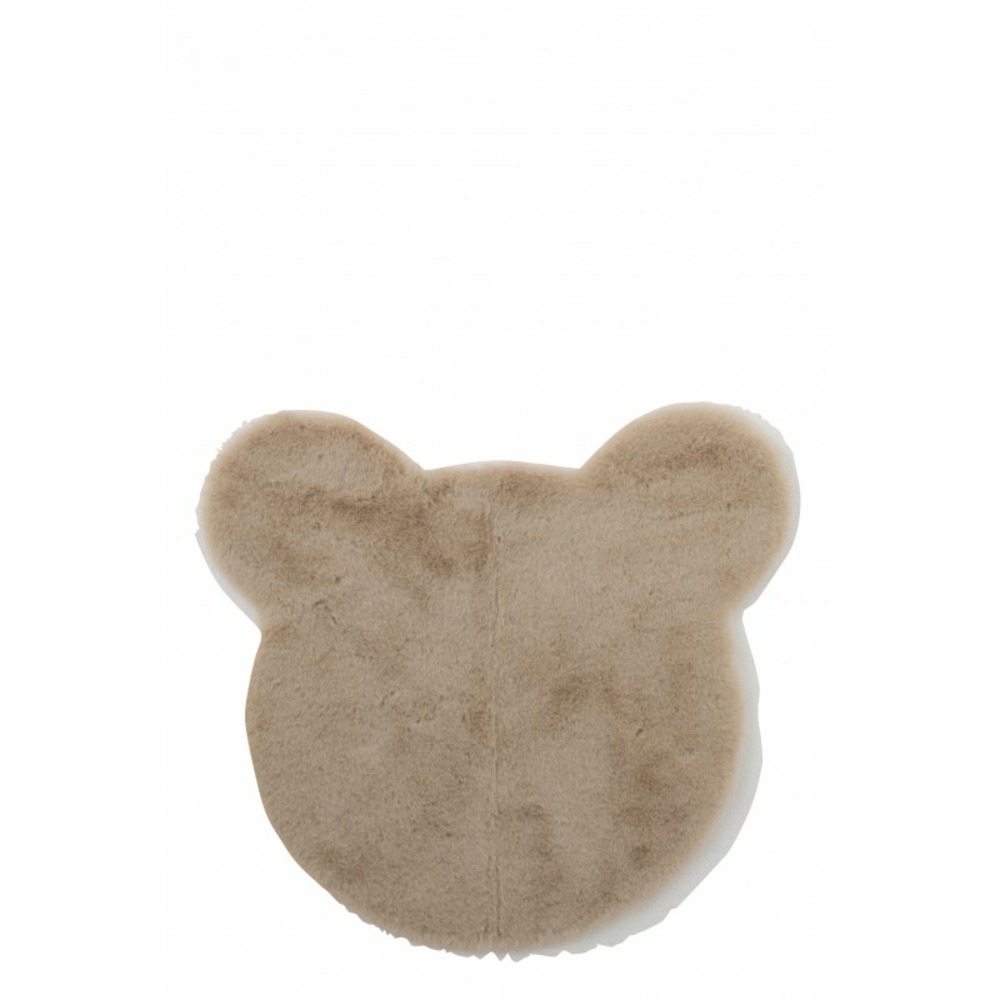 Tapis enfant en textile beige 57x62.5x1.5 cm